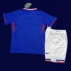 France 24/25 Home Kids Kit Fans Version Back