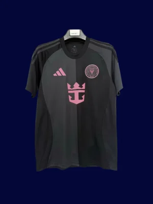 Inter Miami 2526 Away Black Fans Jersey Front | Supporter Dark Kit