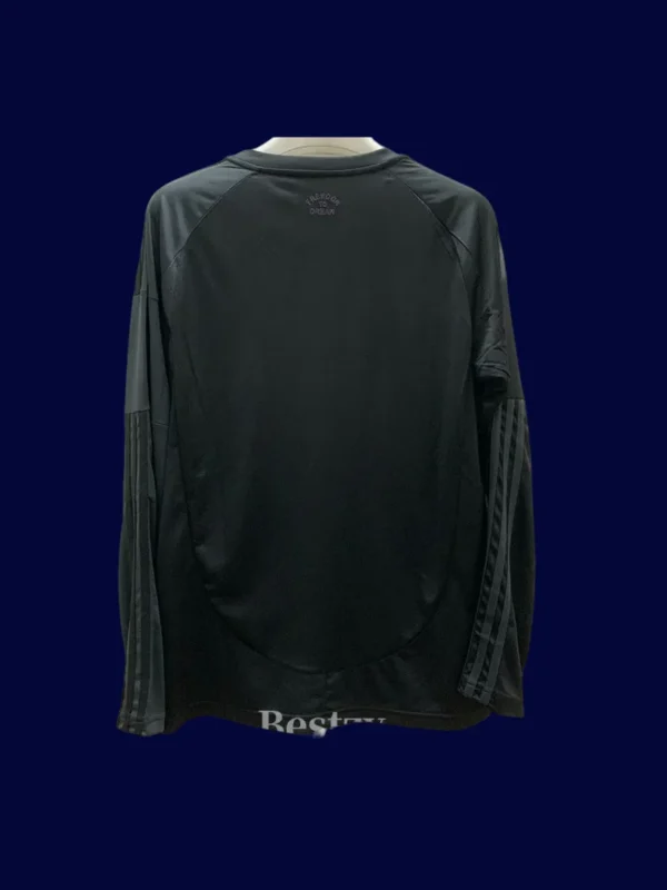 Inter Miami 2526 Away Black LS Fans Jersey Back | Supporter Rear View
