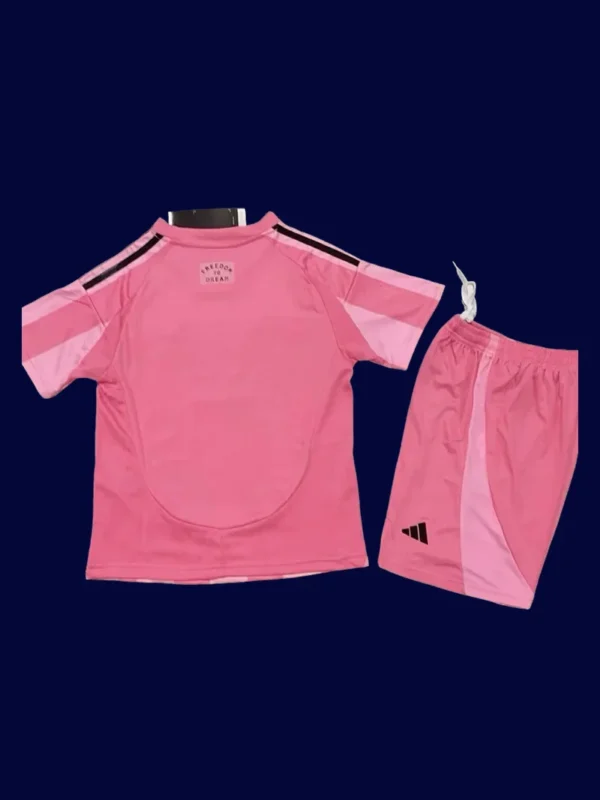 Inter Miami 2526 Home Kids Fans Kit Back | Youth Supporter Fit