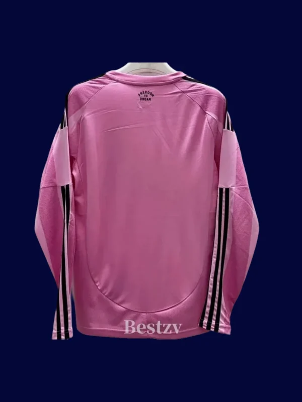 Inter Miami 2526 Home LS Fans Jersey Back | Supporter Rear Style