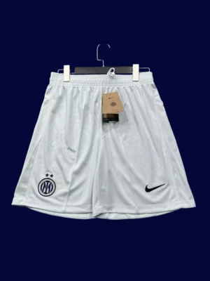 Inter Milan Away White Shorts 25/26 Fans Front View