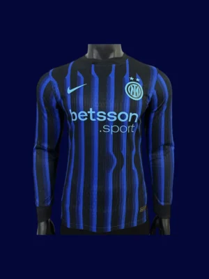 Inter Milan Home Long Sleeve 25/26 Player Front View
