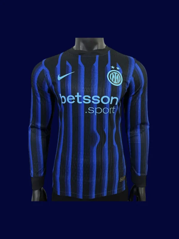 Inter Milan Home Long Sleeve 25/26 Player Front View