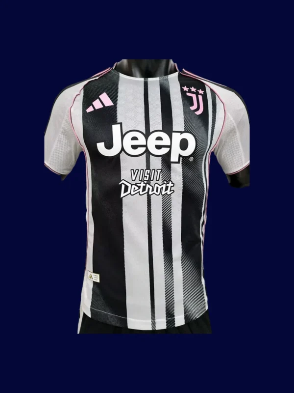 Juventus 2526 Home Player Version Front HD breathable jersey
