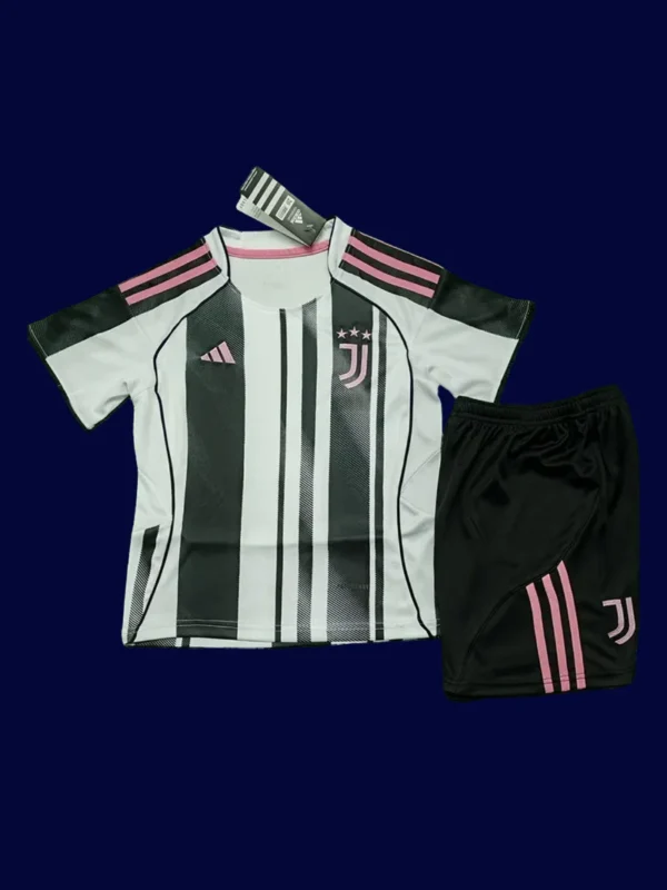 Juventus 2526 Kids Home Fans Front casual supporter kids jersey