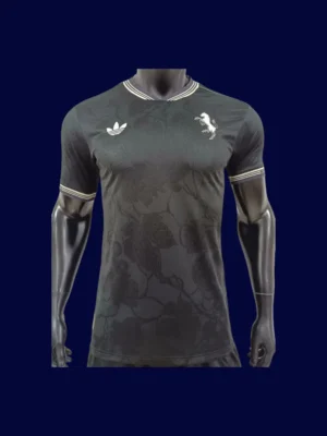Juventus 2526 Third Black Player Front sleek premium black player jersey