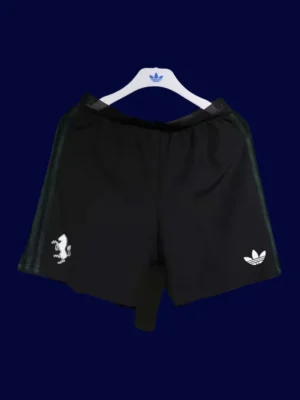 Juventus 2526 Third Black Player Shorts Front lightweight sweat-resistant shorts
