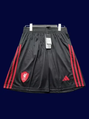 Liverpool Away Black Shorts 25/26 Fans Version Front