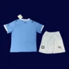 Man City 25/26 Home Kids Kit Back Photo