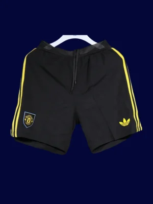 ManU 25/26 Third Shorts Player Front, athletic fit, player cut shorts