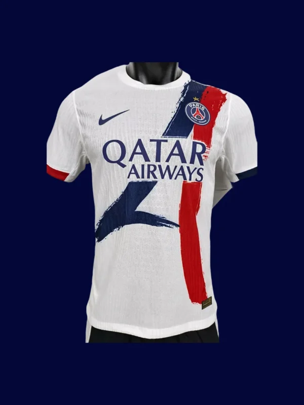PSG Away White Jersey 25/26 Player Version Front