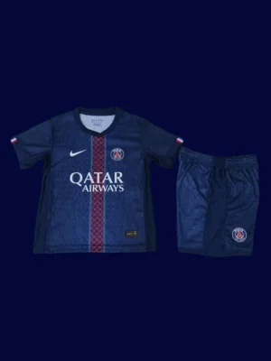 PSG Kids Home Blue Kit 25/26 Fans Version Front