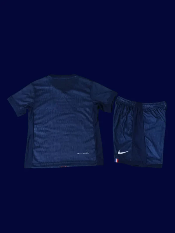 PSG Kids Home Blue Kit 25/26 Fans Version Back