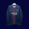 PSG Home Blue Long Sleeve Jersey 25/26 Fans Version Front