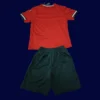 Portugal Home Kids kits 2526 Fans Version2 - KFCool – Football Jerseys & Soccer Kits Store Portugal 2526 Home Kids Fans Kit Back | Youth Supporter Rear