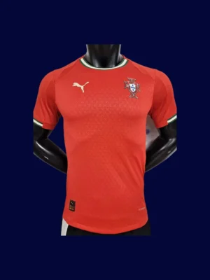 Portugal 2526 Home Player Jersey Red Front | Pro Match Kit