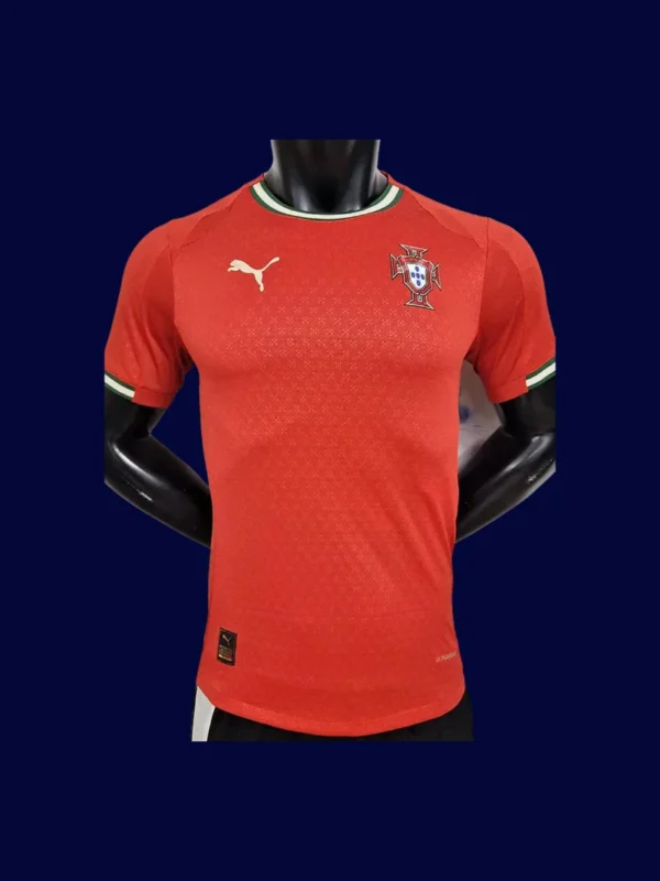 Portugal 2526 Home Player Jersey Red Front | Pro Match Kit