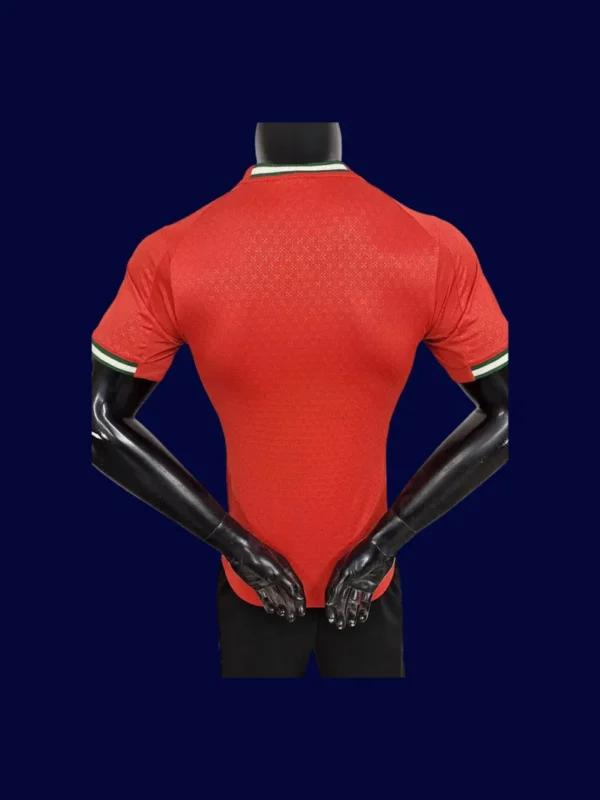 Portugal 2526 Home Player Jersey Red Back | Match Fit Rear