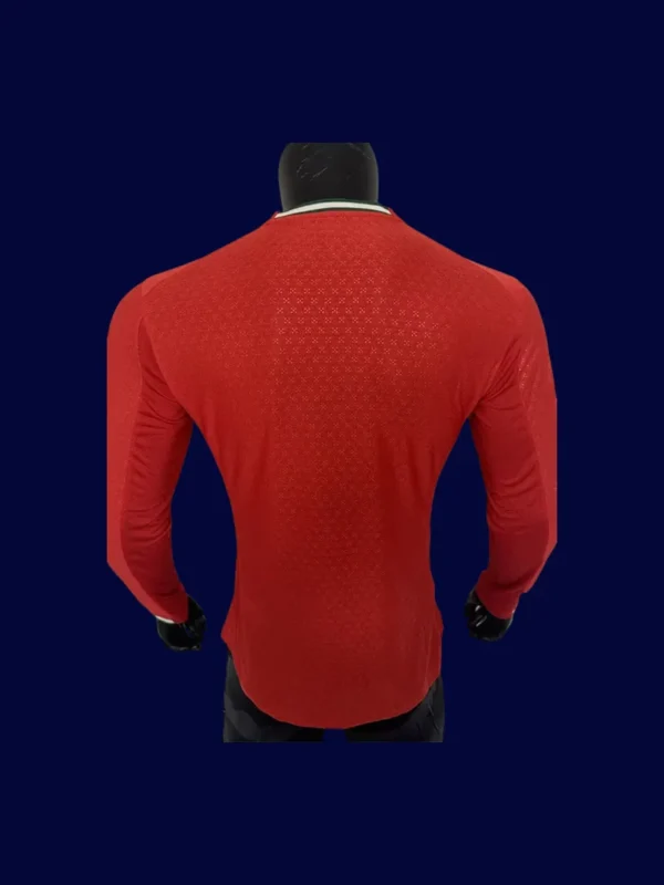 Portugal 2526 Home LS Player Jersey Red Back | Match LS Rear