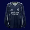 Real Madrid Away Long Sleeve Front Fans 25/26