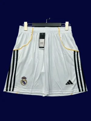 Real Madrid Home Front Fans 25/26 White Shorts