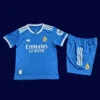 eal Madrid Kids Third Front Player 25/26 Blue Kit