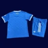 Real Madrid Kids Third Back Player 25/26 Blue Kit