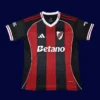 River Plate 25/26 away fans jersey front, supporter red-black edition