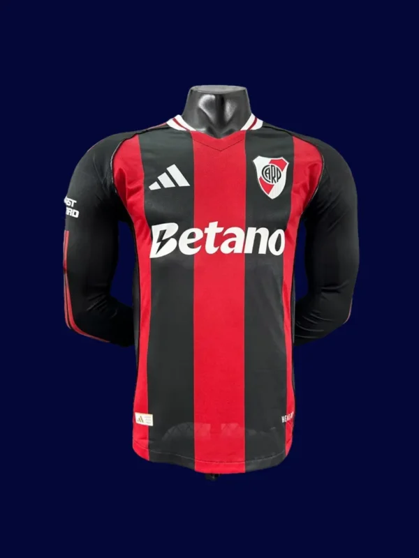 River Plate 25/26 away long sleeve player jersey front, LS pro match