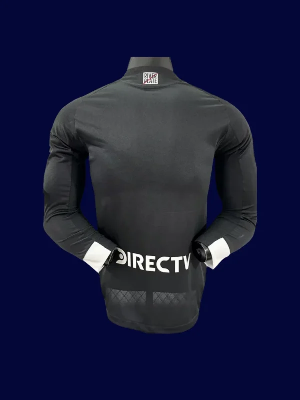 River Plate 25/26 away long sleeve player jersey back, LS pro rear