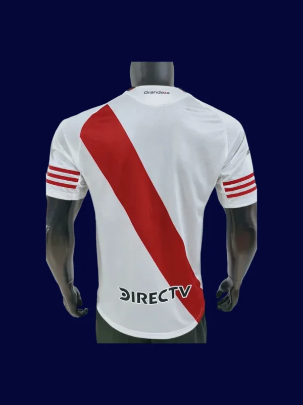 River Plate 25/26 home player jersey back, pro match rear view