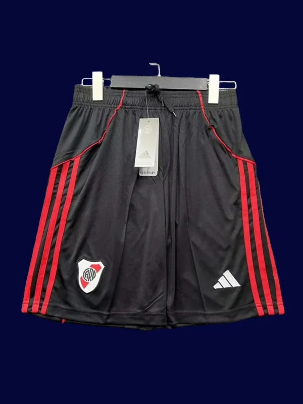 River Plate 25/26 home fans shorts front, supporter white shorts
