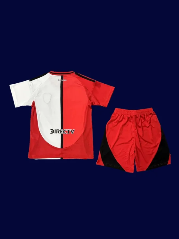 River Plate 25/26 third kids fans kit back, youth supporter rear