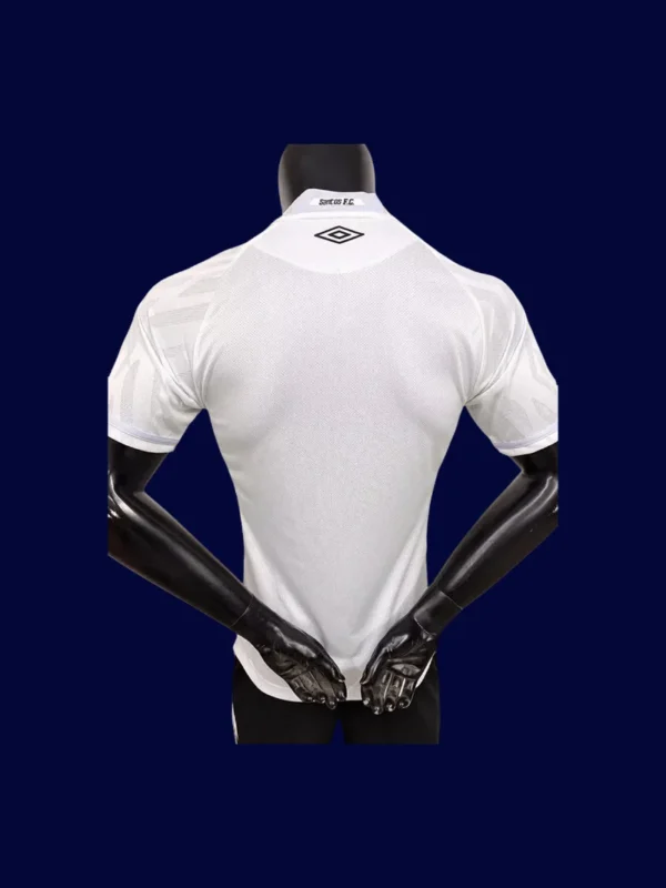 Santos 2526 Home White Player Jersey Back | Pro Match Fit