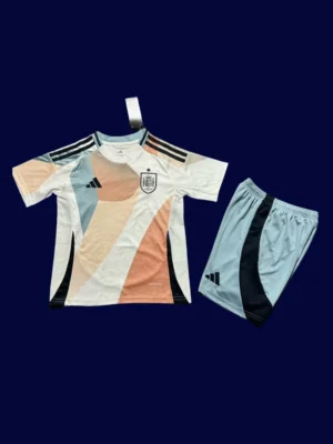 Spain 2025 Away Kids Kit Fans Version Front