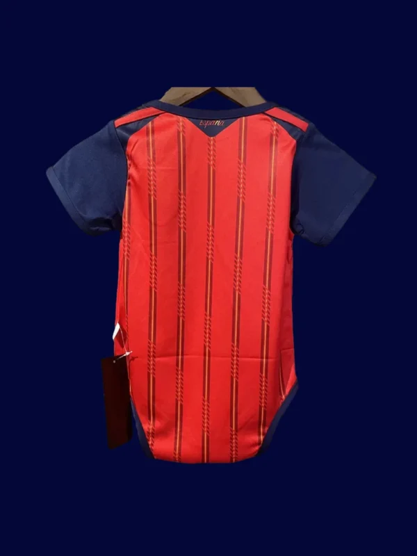 Spain 2627 Home Red Babysuit Back