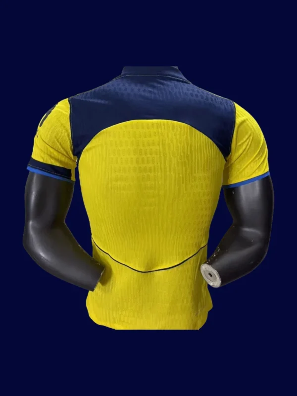 Tottenham 25/26 Third Yellow Player Back number impact.