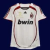 AC Milan away classic retro jersey 2006/07 front white red black design