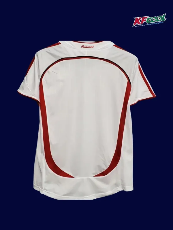 AC Milan 2006/07 away classic retro jersey back view