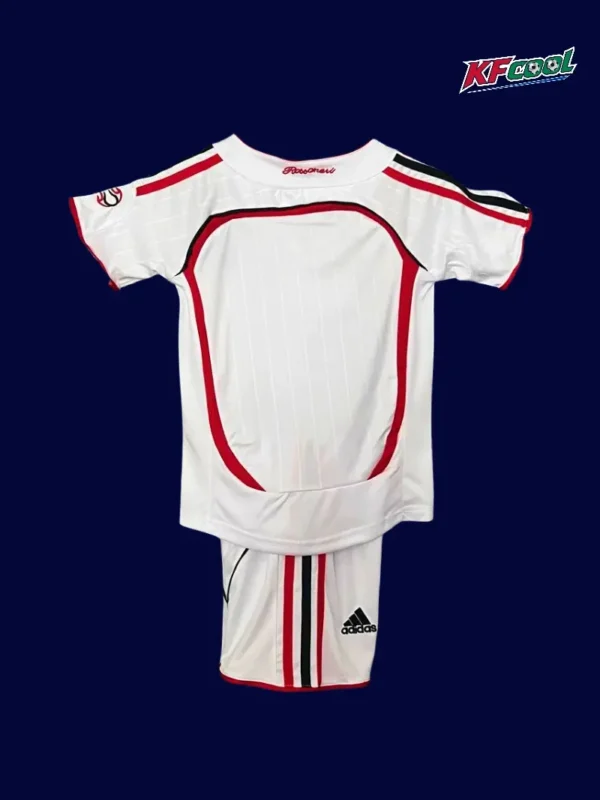 AC Milan 2006/07 away classic retro kids kits back view