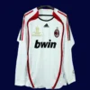 AC Milan away classic retro LS jersey 2006/07 front long sleeve away shirt