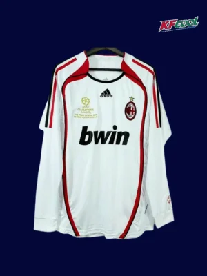AC Milan away classic retro LS jersey 2006/07 front long sleeve away shirt