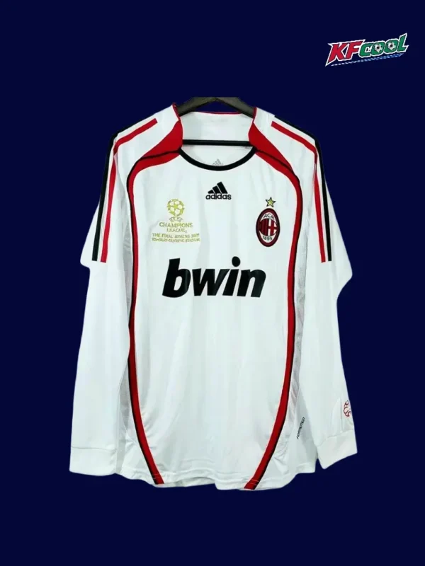 AC Milan away classic retro LS jersey 2006/07 front long sleeve away shirt
