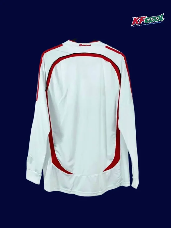 AC Milan 2006/07 away classic retro LS jersey back view