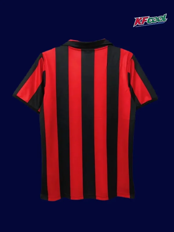 AC Milan 1988/89 home classic retro jersey back view