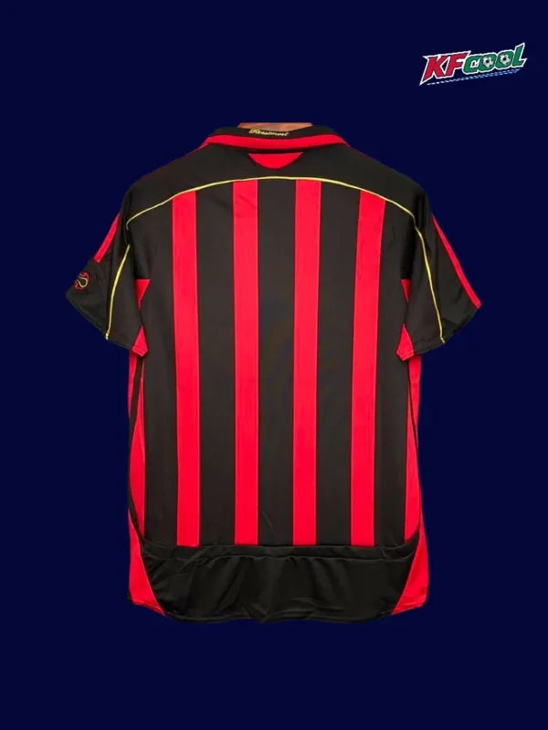 AC Milan 2006/07 home classic retro jersey back view