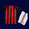 AC Milan 2008/09 home classic retro kids kits back view
