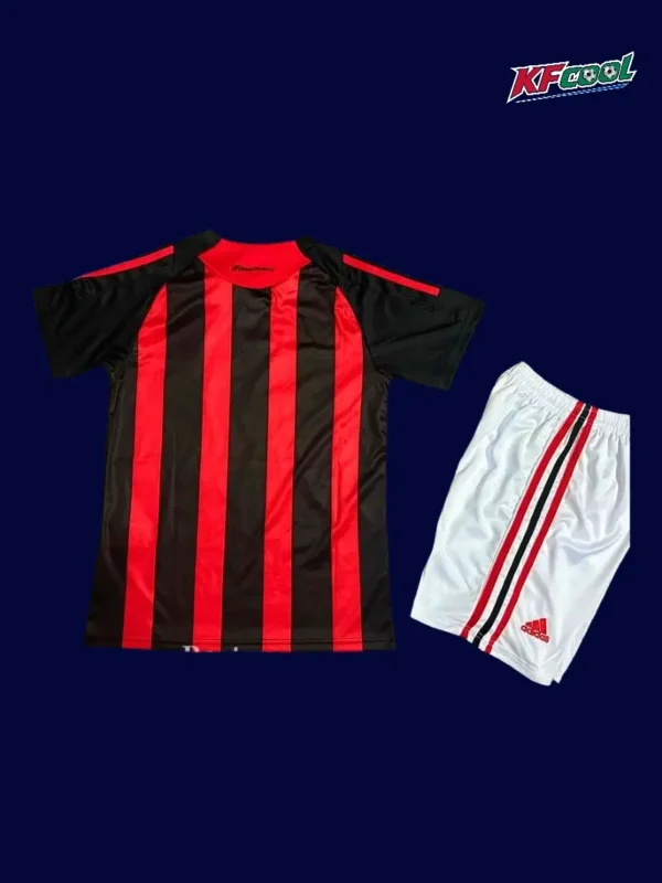 AC Milan 2008/09 home classic retro kids kits back view