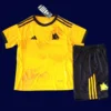 AS Roma Away Kids Kits 25/26 front with away palette and mini crest.
